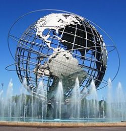 Unisphere Sculpture in Queens, New York, NY